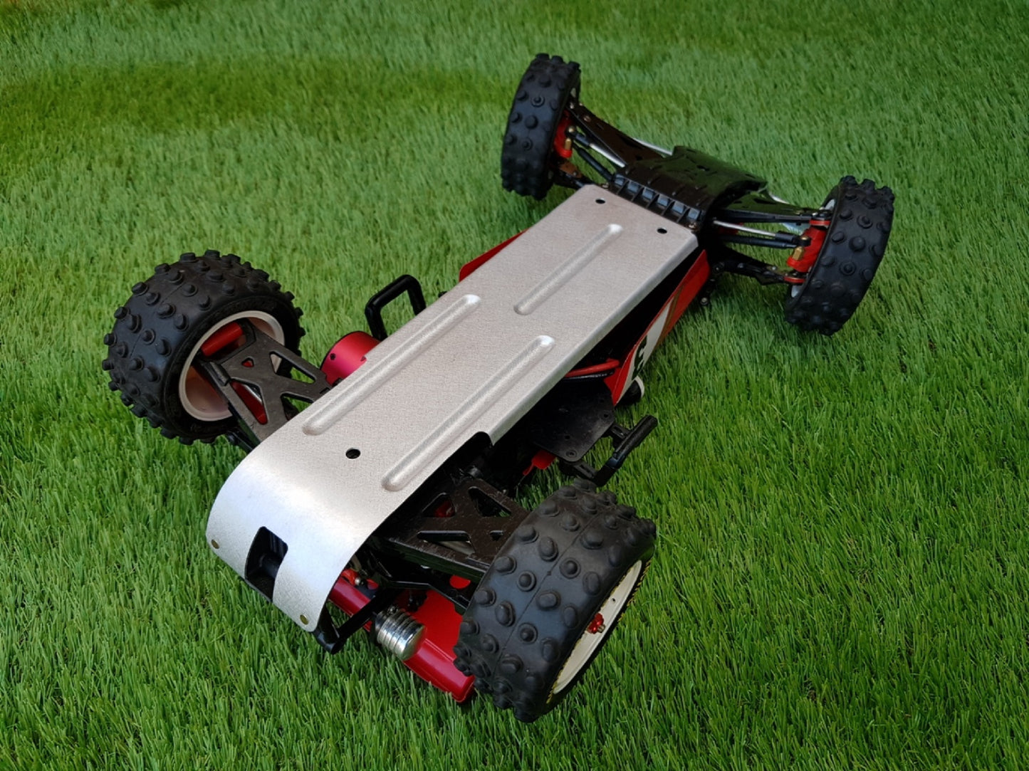 Tamiya Hotshot, Hotshot 2 and Super Hotshot aluminium under-guard.