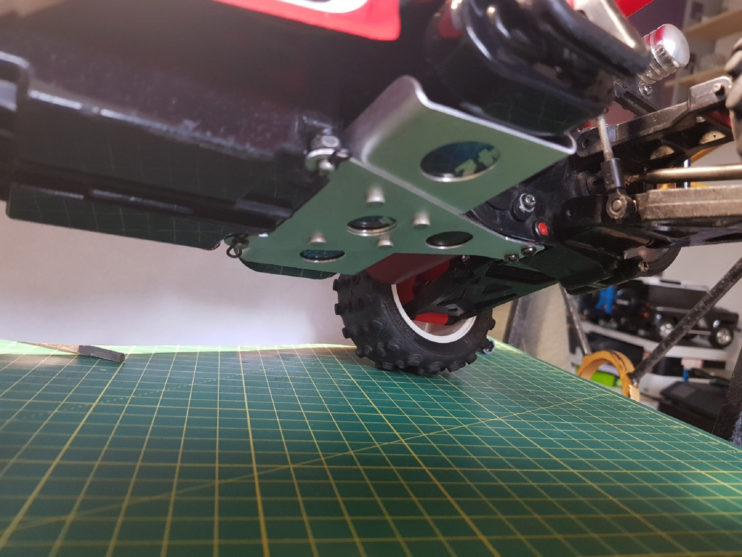 Tamiya Hotshot, Hotshot 2 and Super Hotshot Aluminium Battery Plate.