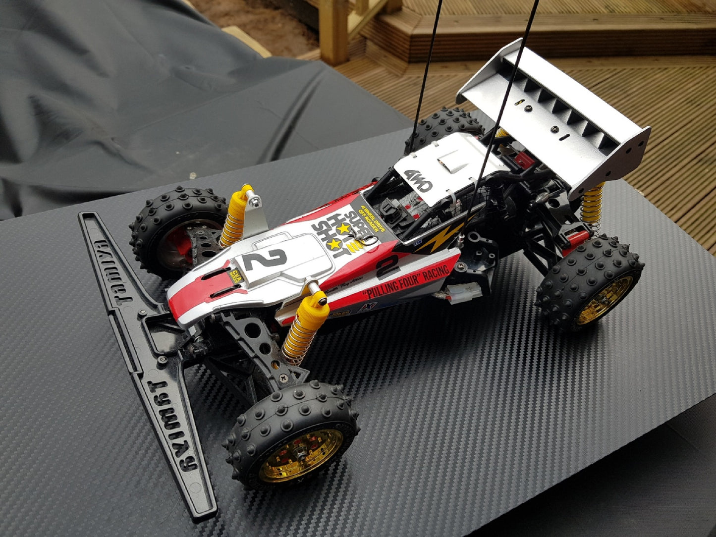 Tamiya Hotshot, Hotshot 2 and Super Hotshot Aluminium rear spoiler #2