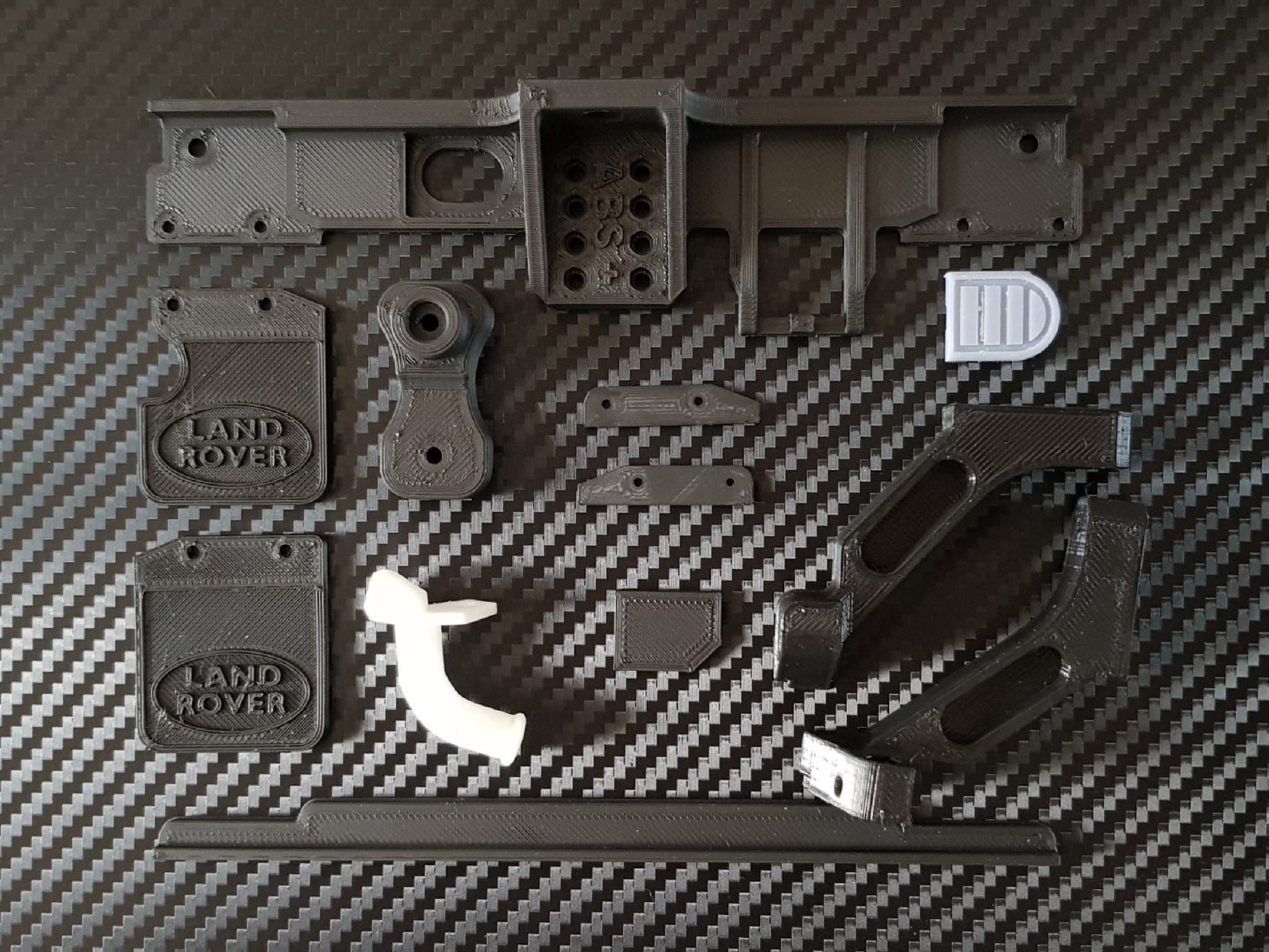 Tamiya Defender 90 CC-01 rear tow plate kit 1. - Mirage RC