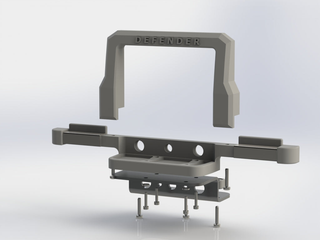 Tamiya CC-01 Defender 90 Front Bumper Winch 9.5 cti.