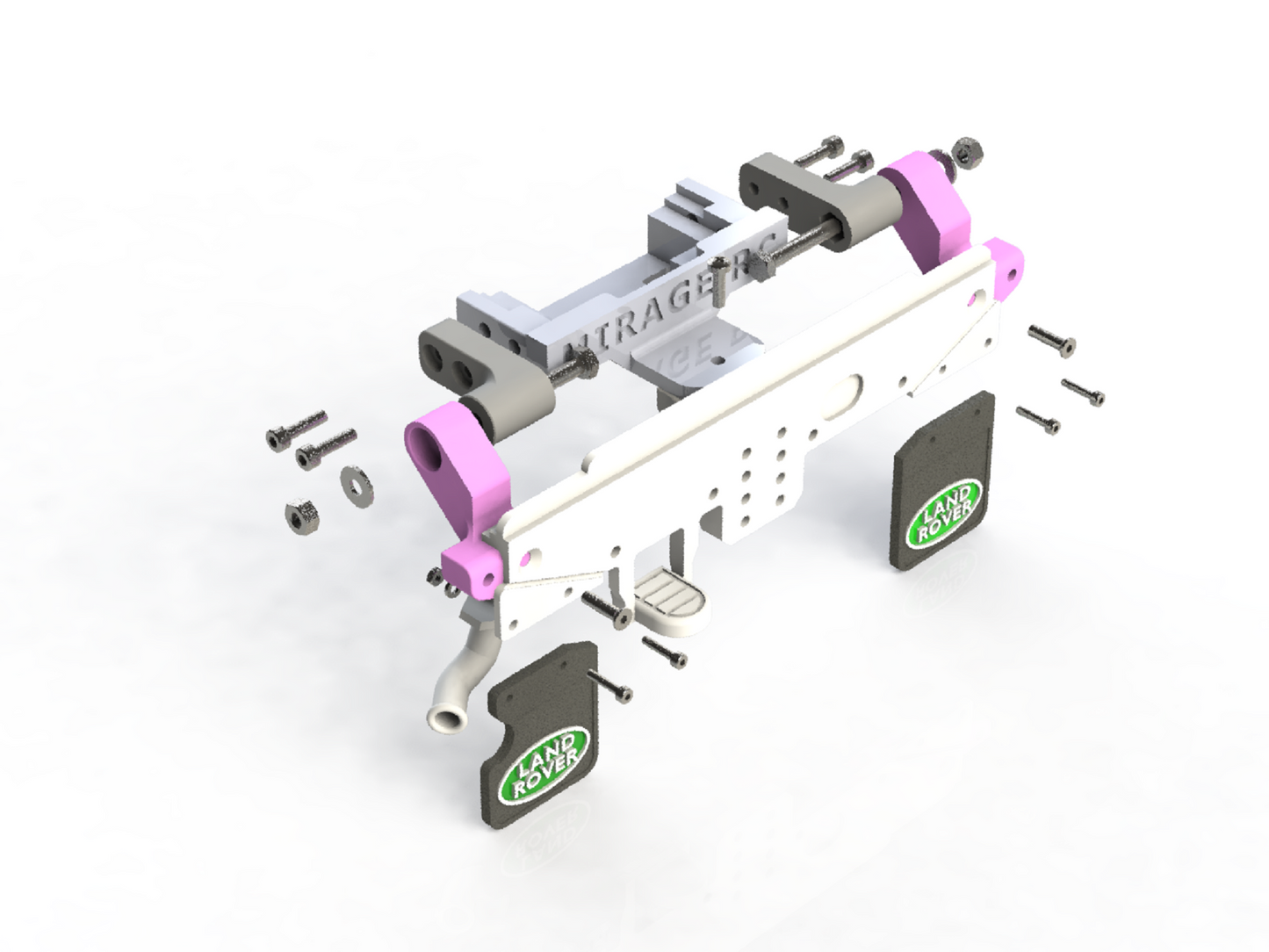 Tamiya Defender 90 rear tow plate CC-02 Kit 1