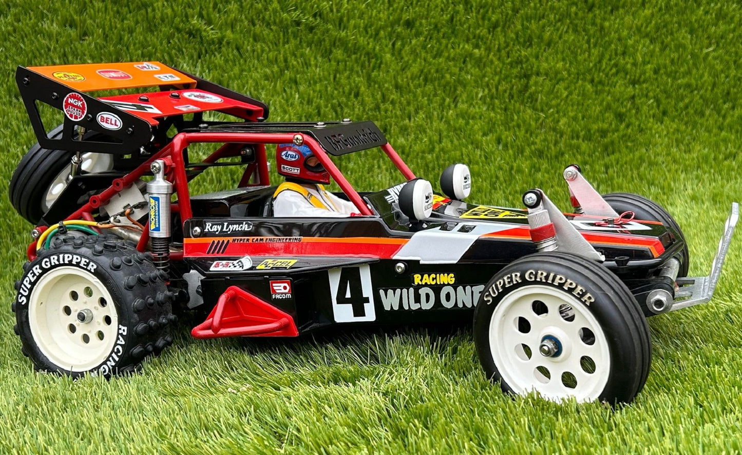 Tamiya Wild One Spoiler and Spare Wheel Kit.