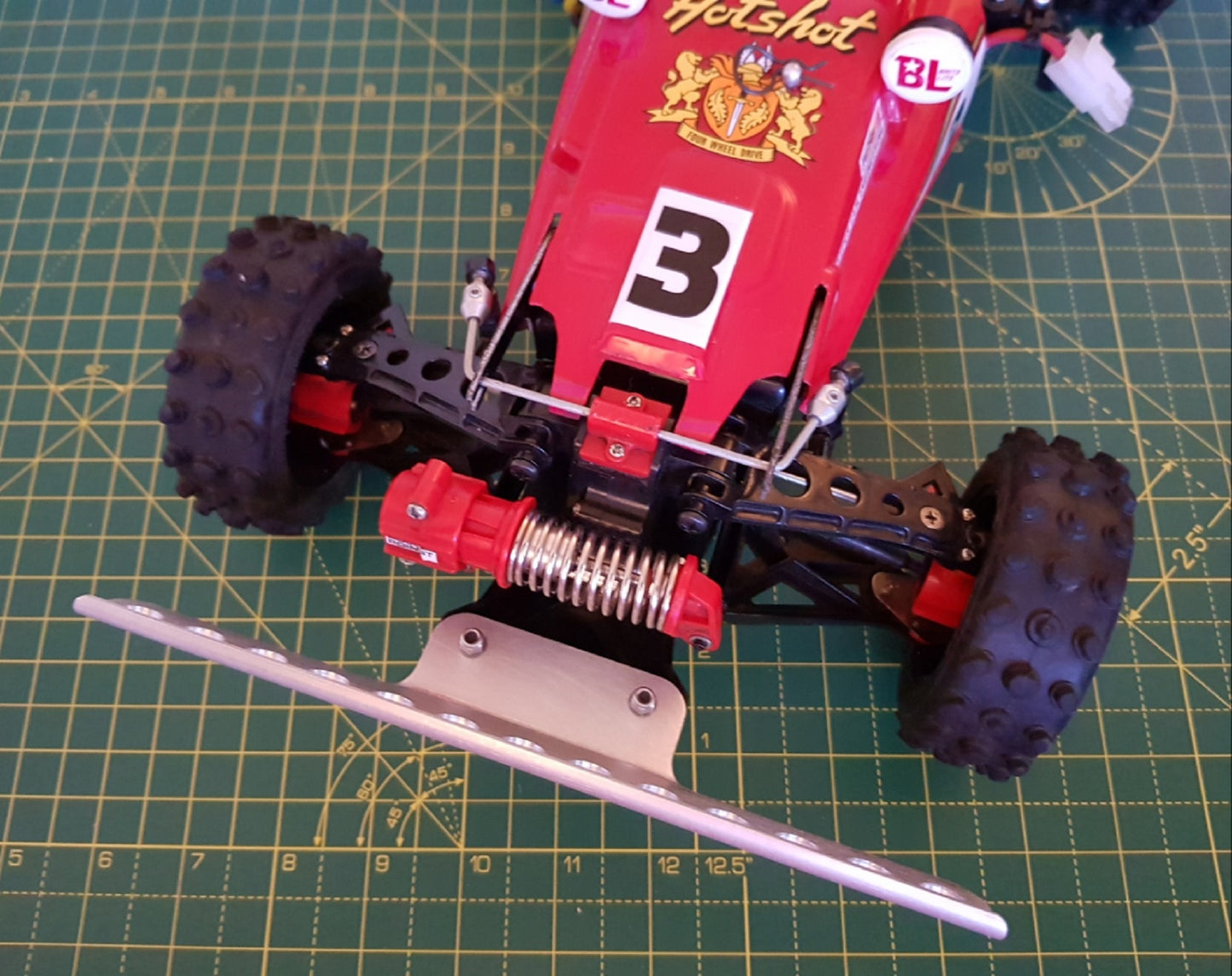 Tamiya Hotshot, Hotshot 2 and Super Hotshot Aluminium Front Bumper #2