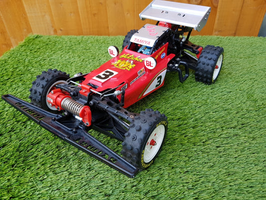 Tamiya Hotshot, Hotshot 2 and Super Hotshot Aluminium rear spoiler.