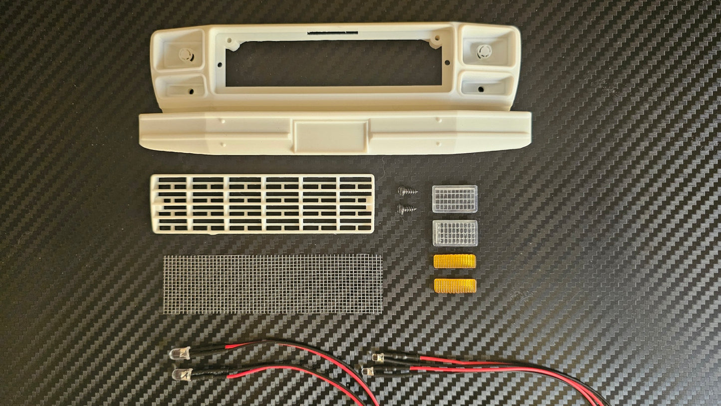 Tamiya Ford Ranger F150 front grill with headlights and indicators