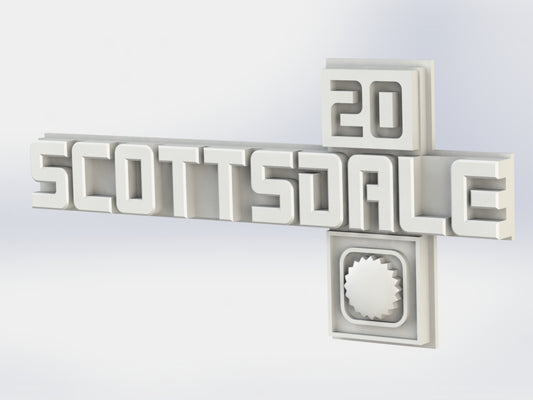 Tamiya Clod Buster Scottsdale 20 Side Logos