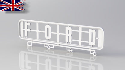 Tamiya Blackfoot F150 Ford Ranger Logos bonnet and tailgate