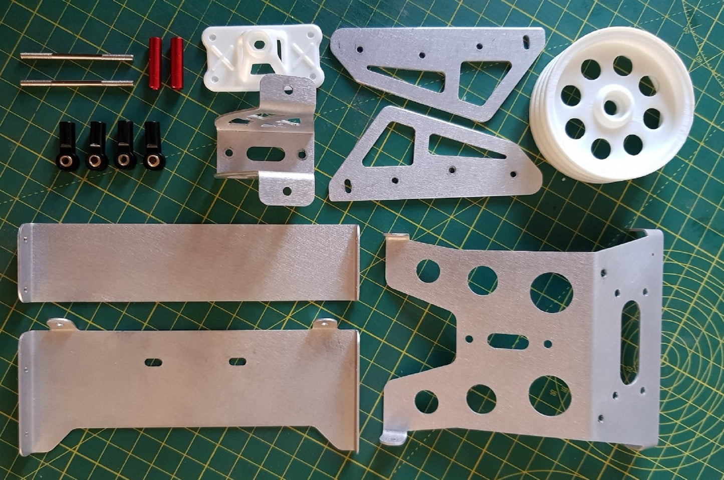 Tamiya Wild One Spoiler and Spare Wheel Kit.